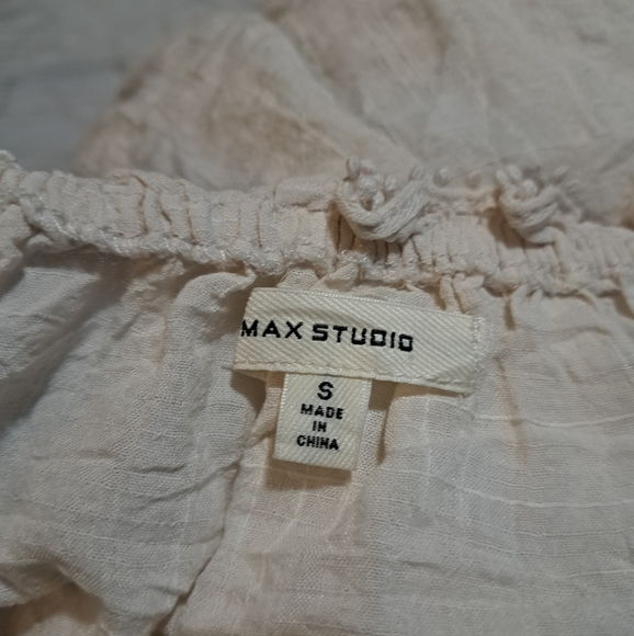 Max Studio off-white boho style blouse - Picture 5 of 5